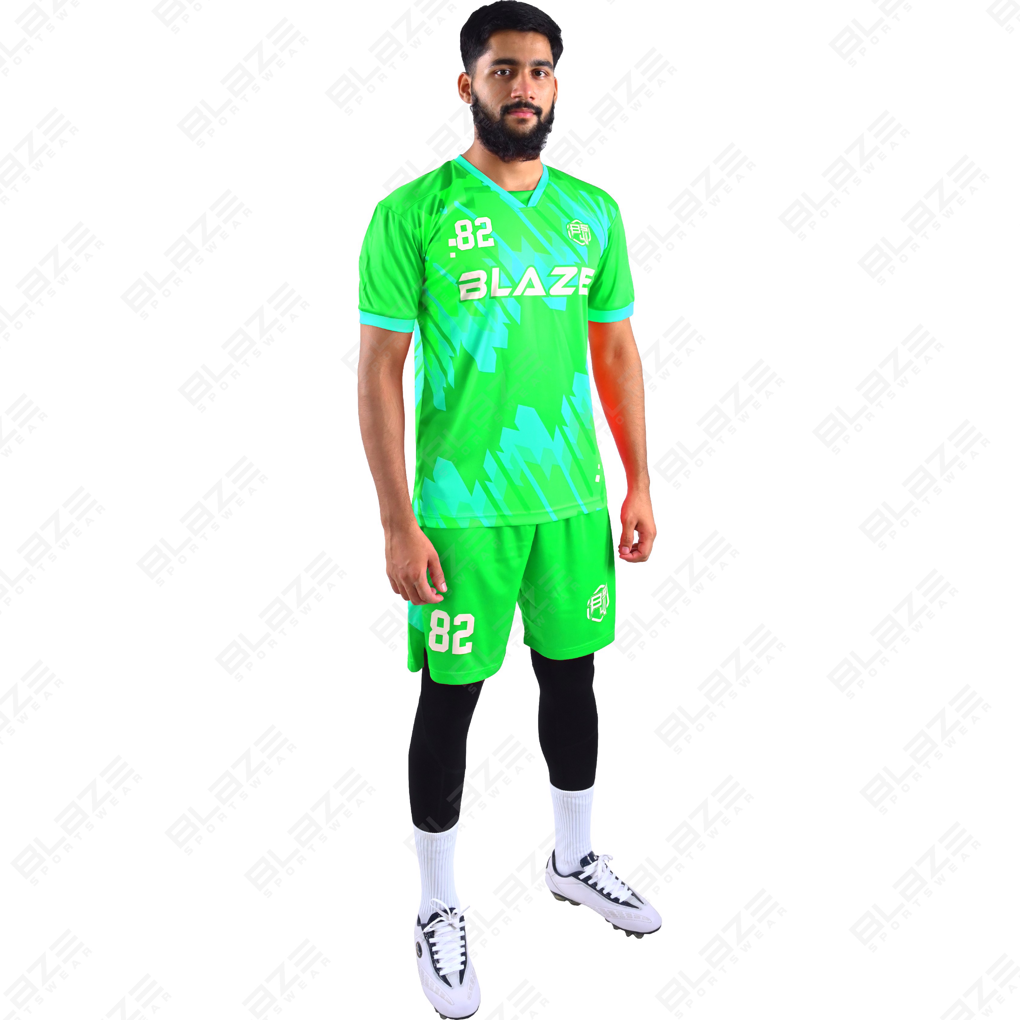  Custom soccer kits made of lightweight 100% polyester with digital printing for peak performance. - view 6