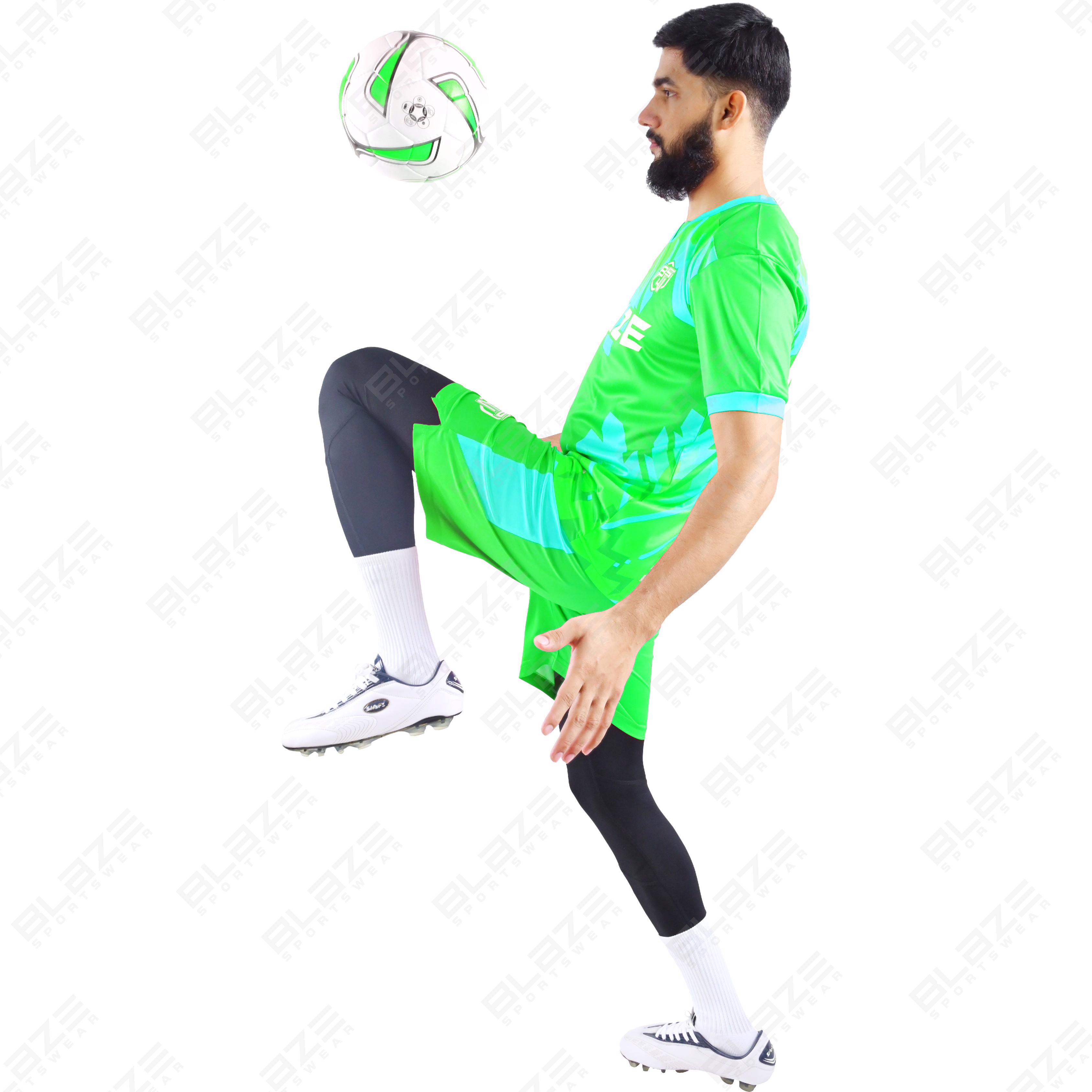  Custom soccer kits made of lightweight 100% polyester with digital printing for peak performance. - view 8