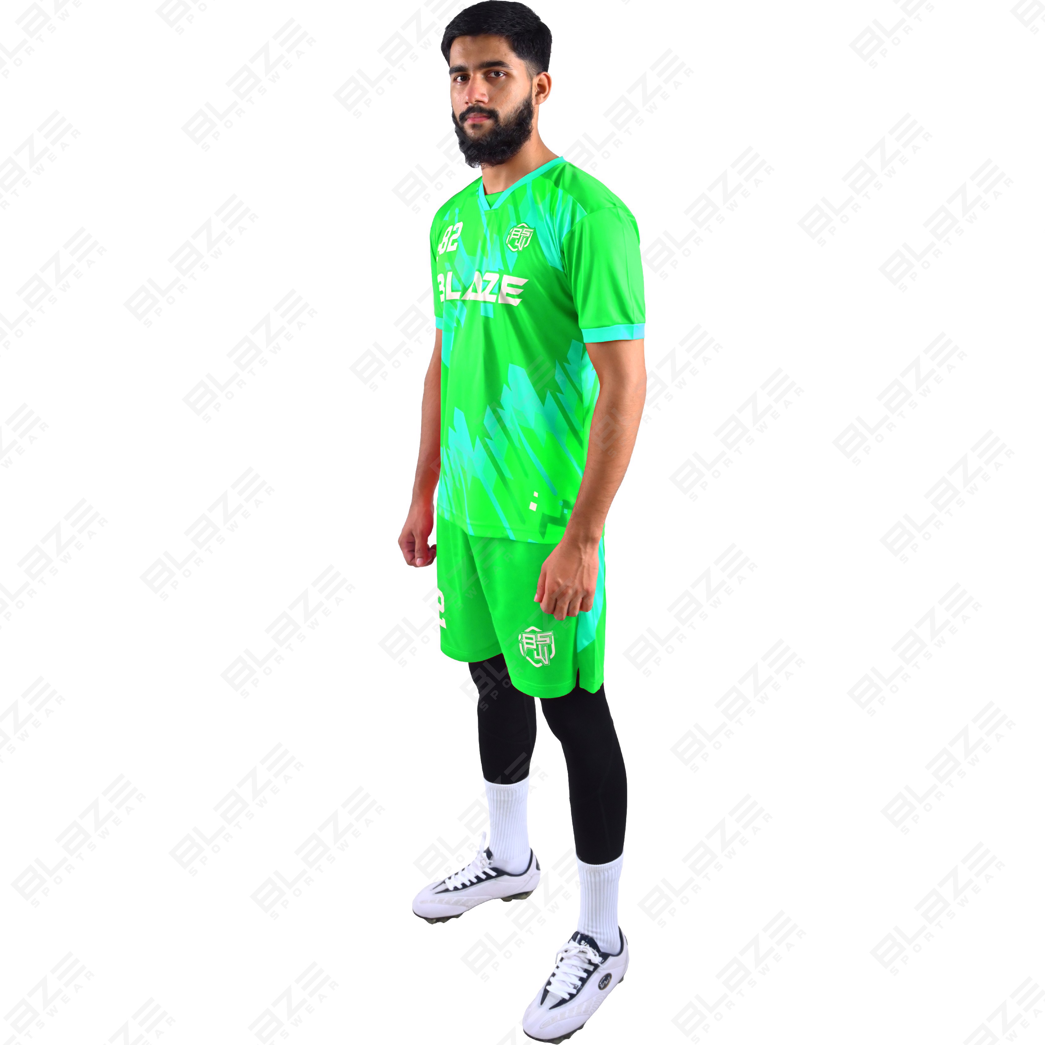  Custom soccer kits made of lightweight 100% polyester with digital printing for peak performance. - view 9