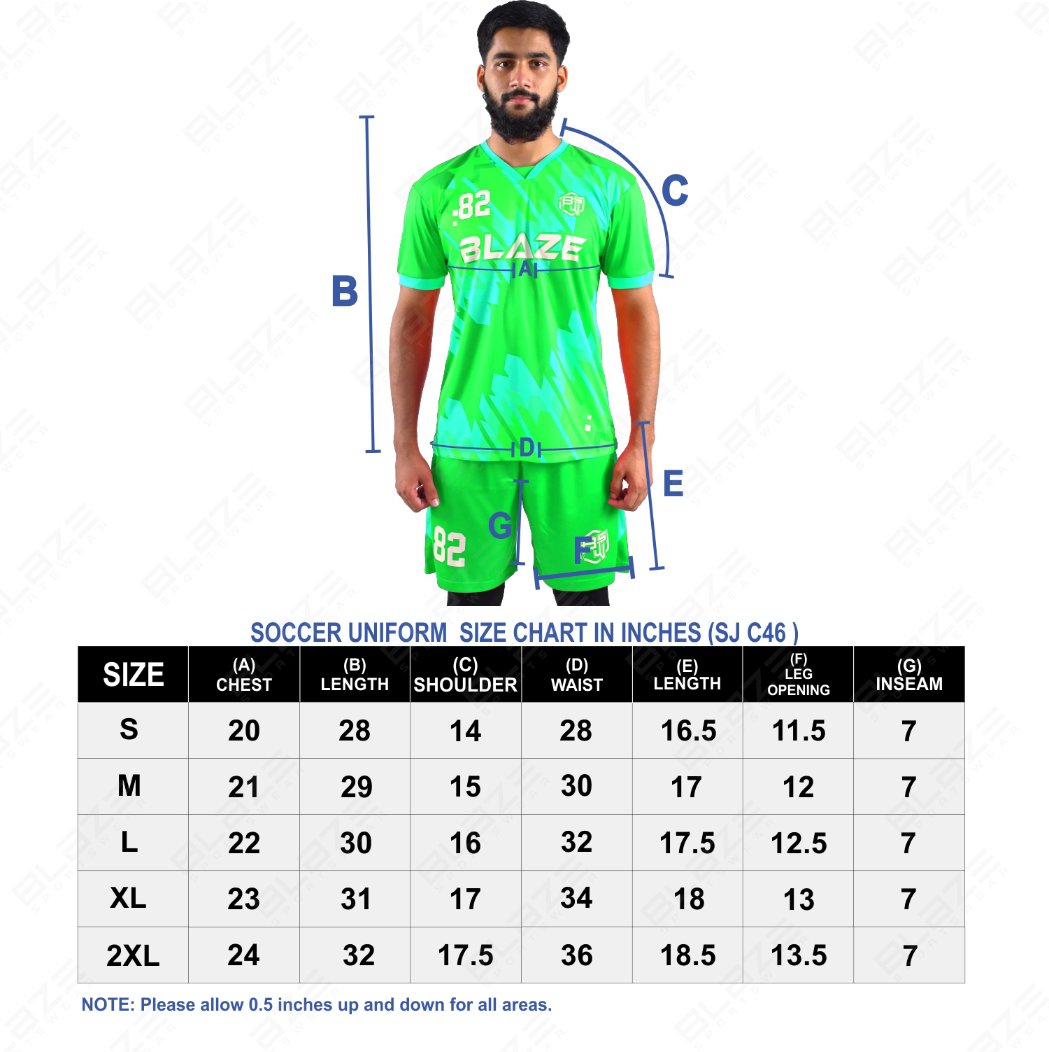  Custom soccer kits made of lightweight 100% polyester with digital printing for peak performance. - view 11
