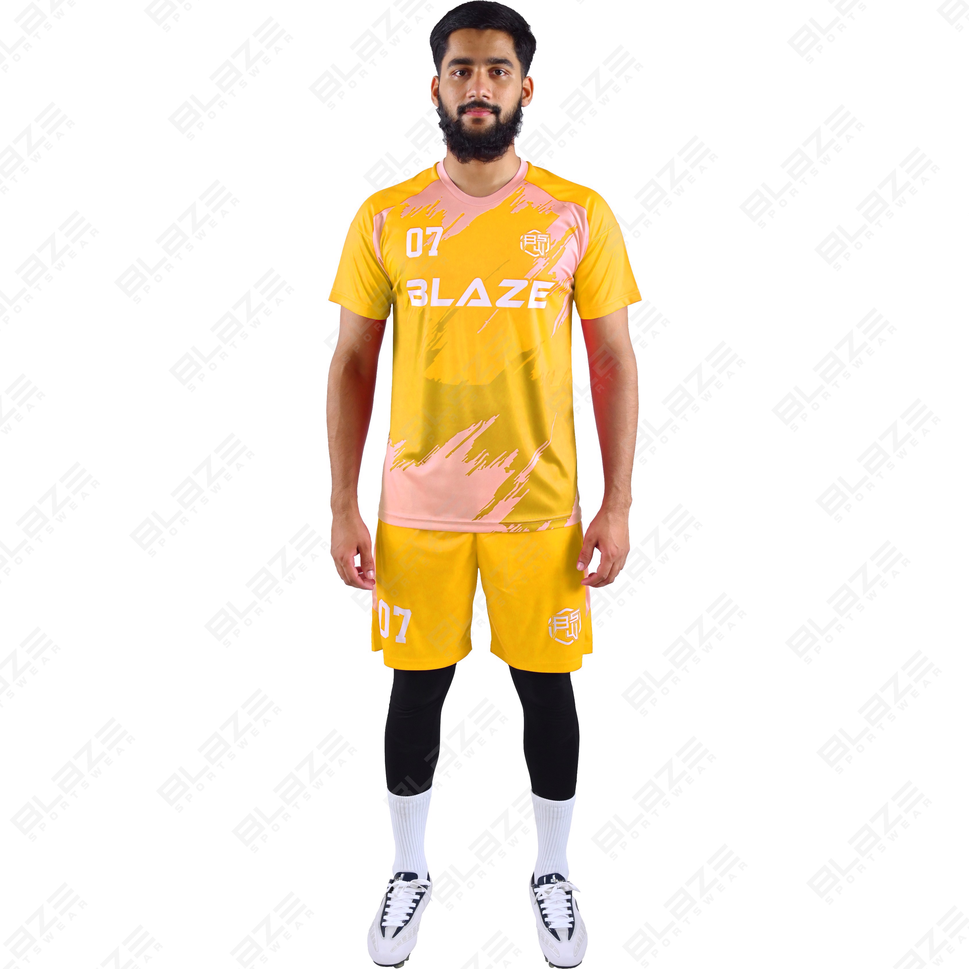  Custom soccer kits made of lightweight 100% polyester with digital printing for peak performance. - view 17
