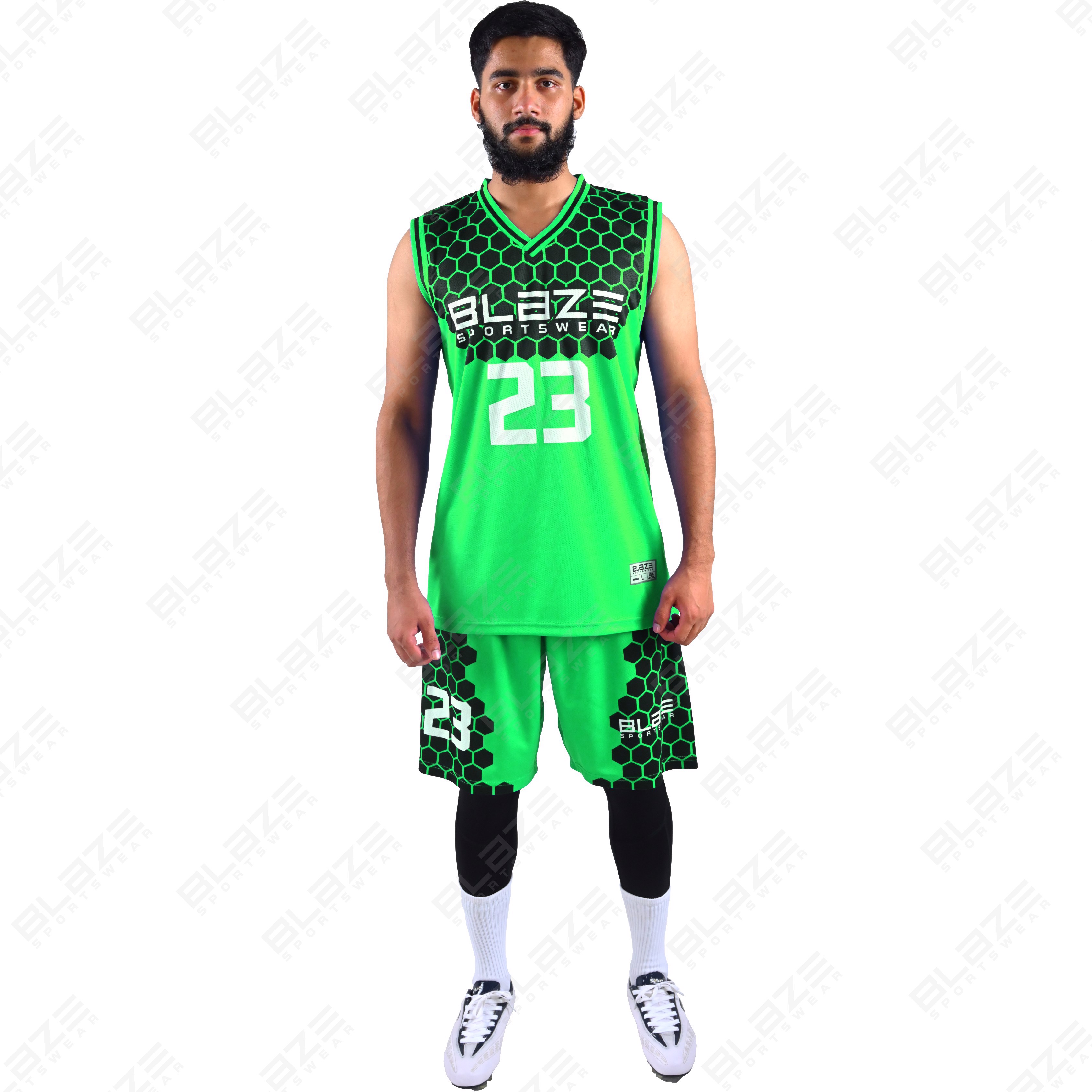 Custom soccer kits made from 100% lightweight polyester with digital print for athletic performance - view 13