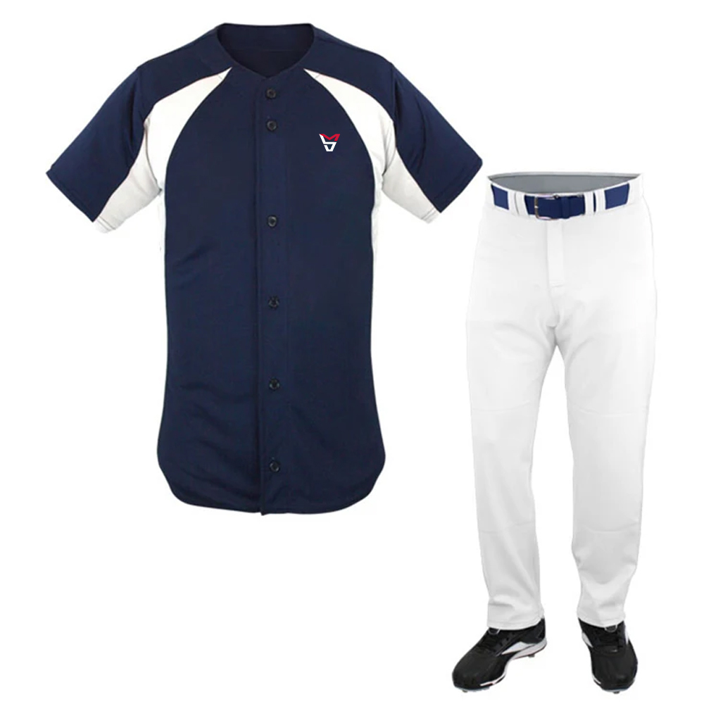  High Quality Breathable Fabric Customised Baseball Uniform  - view 2