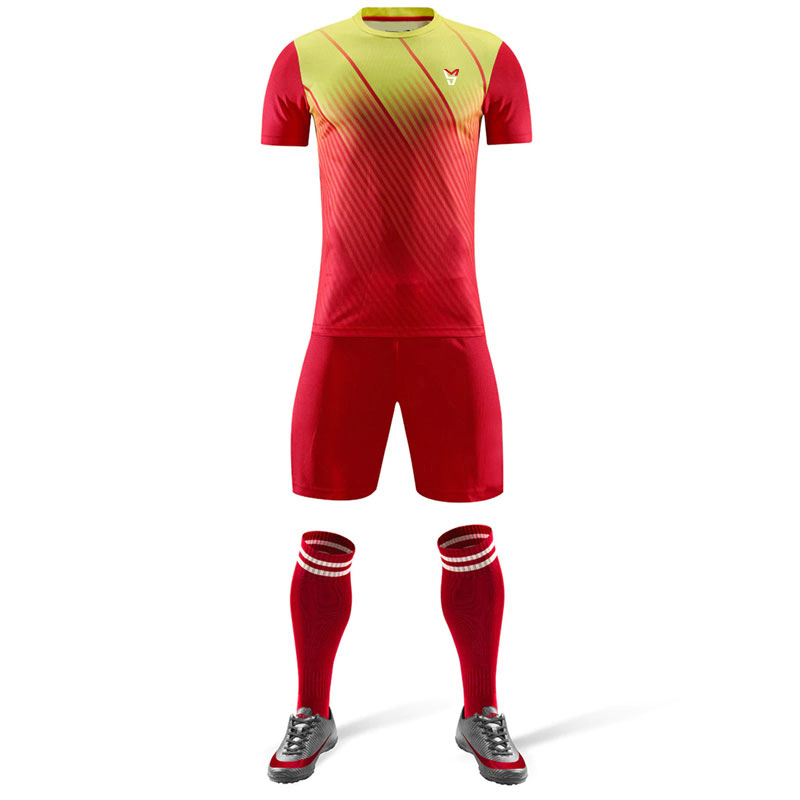 High Quality Lightweight Moisture-Wicking Fabric Soccer Football Uniforms - view 5