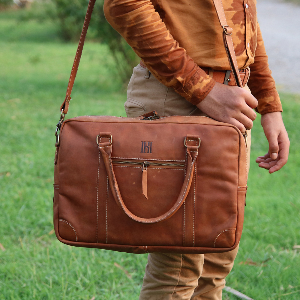 leather laptop bag, original leather laptop bag, leather briefcase bag, business bag, leather bag