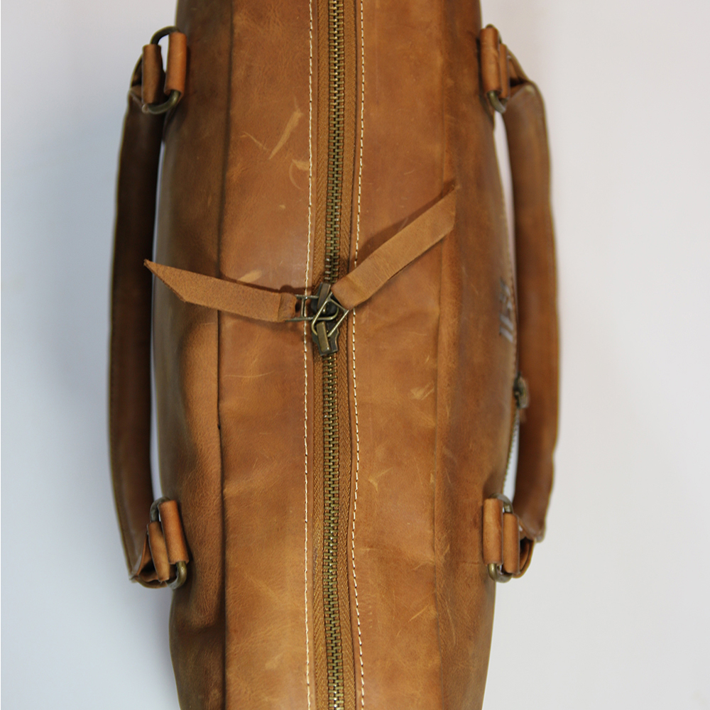 leather laptop bag, original leather laptop bag, leather briefcase bag, business bag, leather bag - view 6