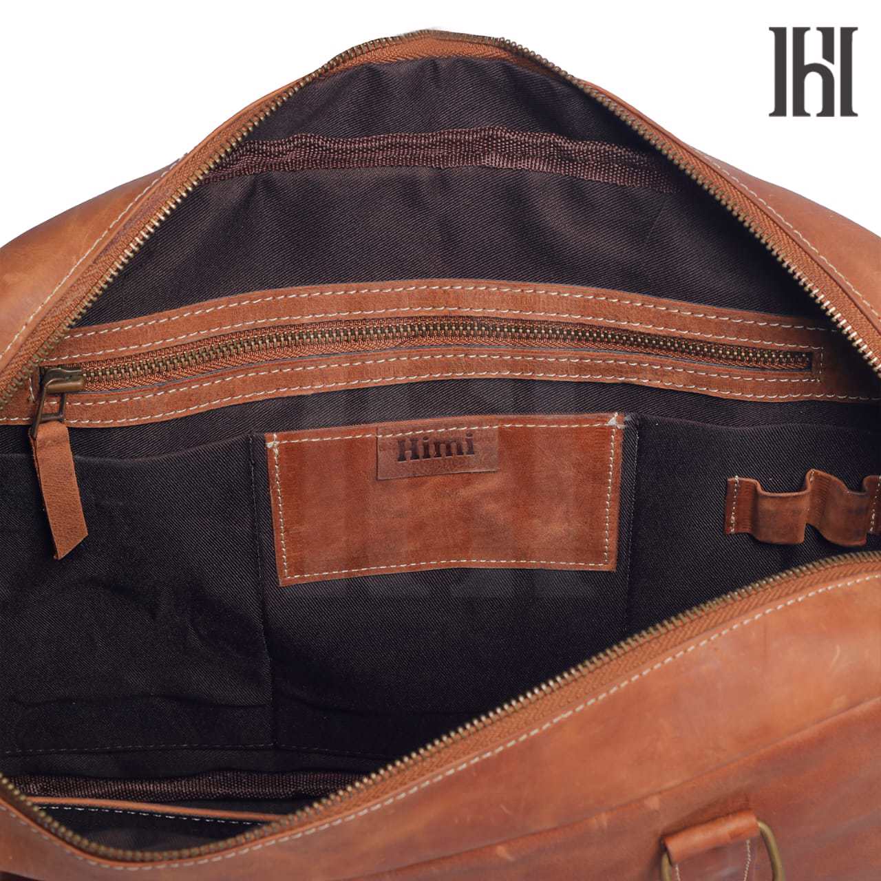 leather laptop bag, original leather laptop bag, leather briefcase bag, business bag, leather bag - view 8