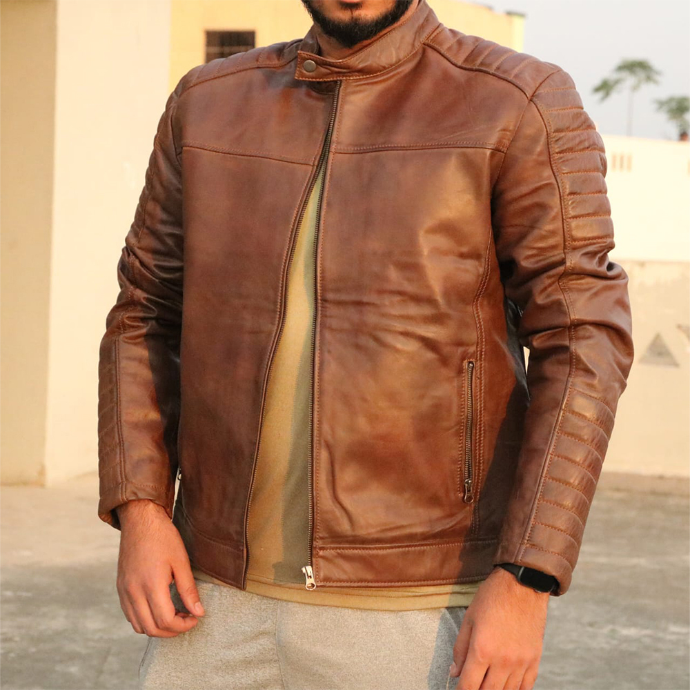 Men's leather jacket, premium quality jacket, original leather jacket, Original cow leather