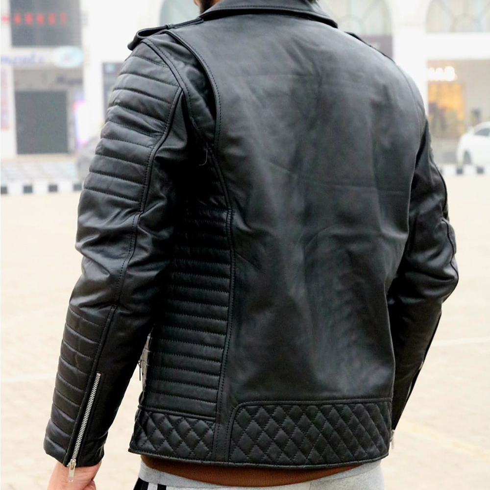 Men's leather jacket, premium leather jacket, original leather jacket, Original cow leather - view 2