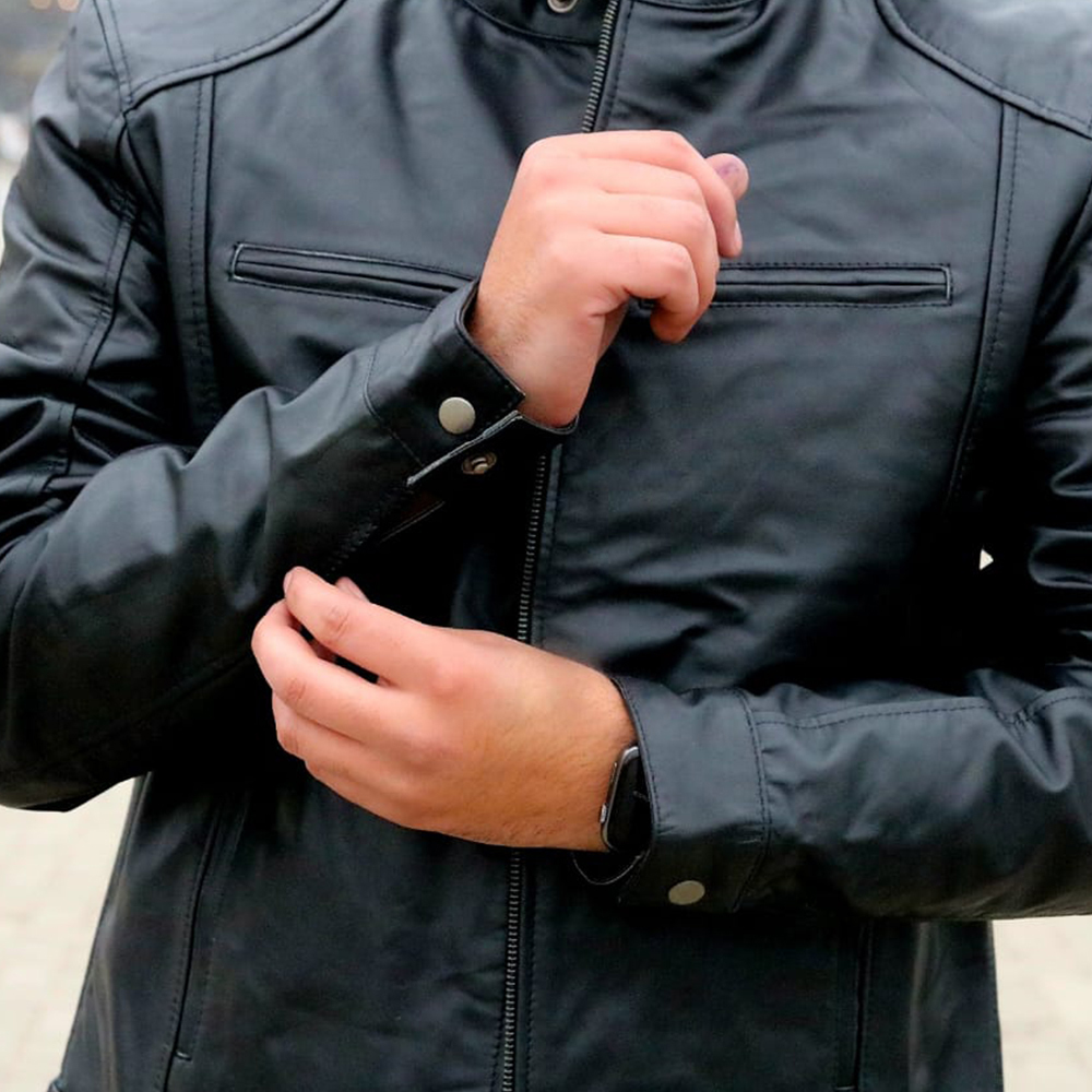 Men's leather jacket, premium leather jacket, original leather jacket, Original cow leather - view 2