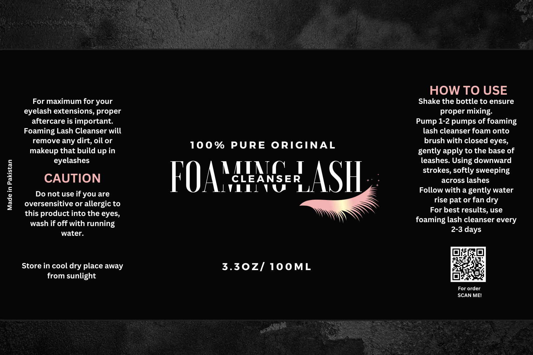 Foaming Lash Cleanser 