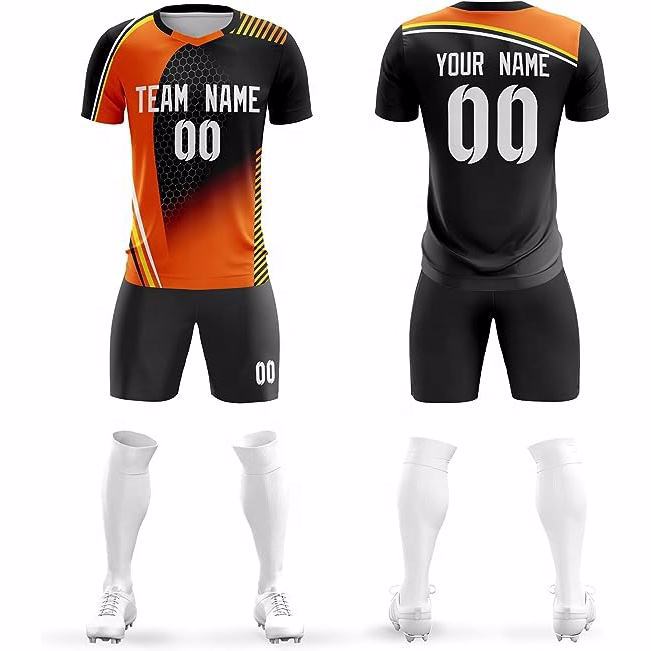 Top quality Custom logo Wholesale High manufacturer Soccer uniform