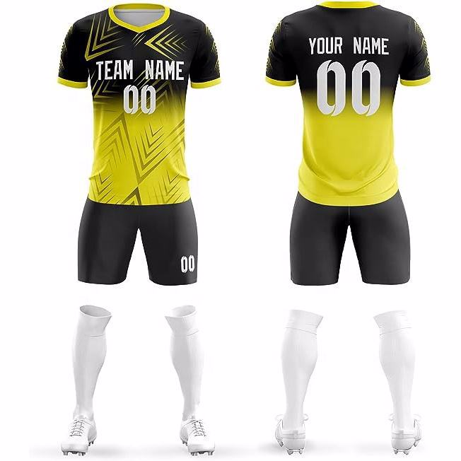   Professional Manufacturer Solid Color Men's Soccer Uniform
