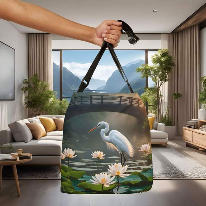  High Quality Fine Ladies sublimation  Tote bag With Customised Design 