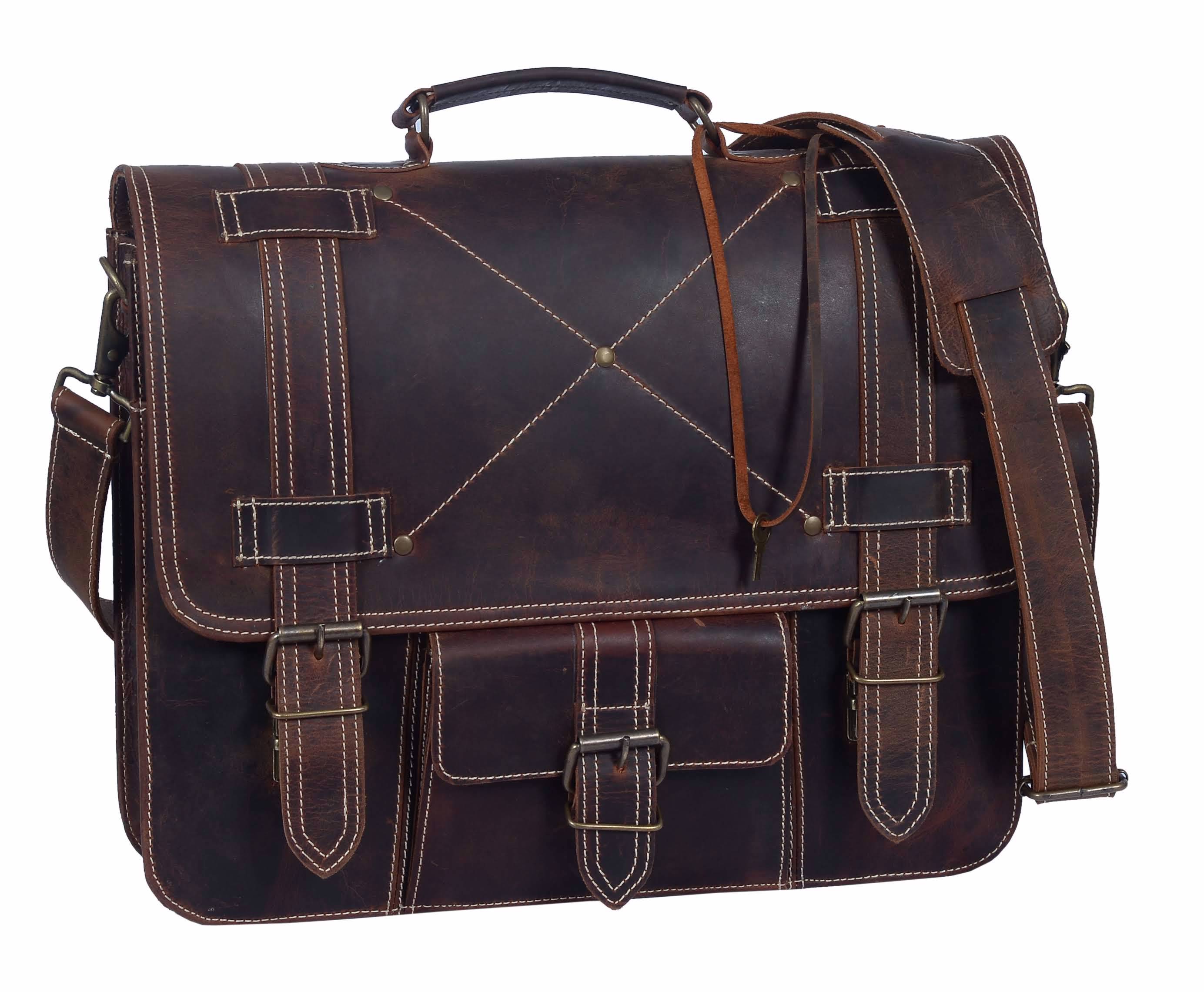 High-Quality Leather Design, Combined With Sturdy Construction File Bag  - view 4
