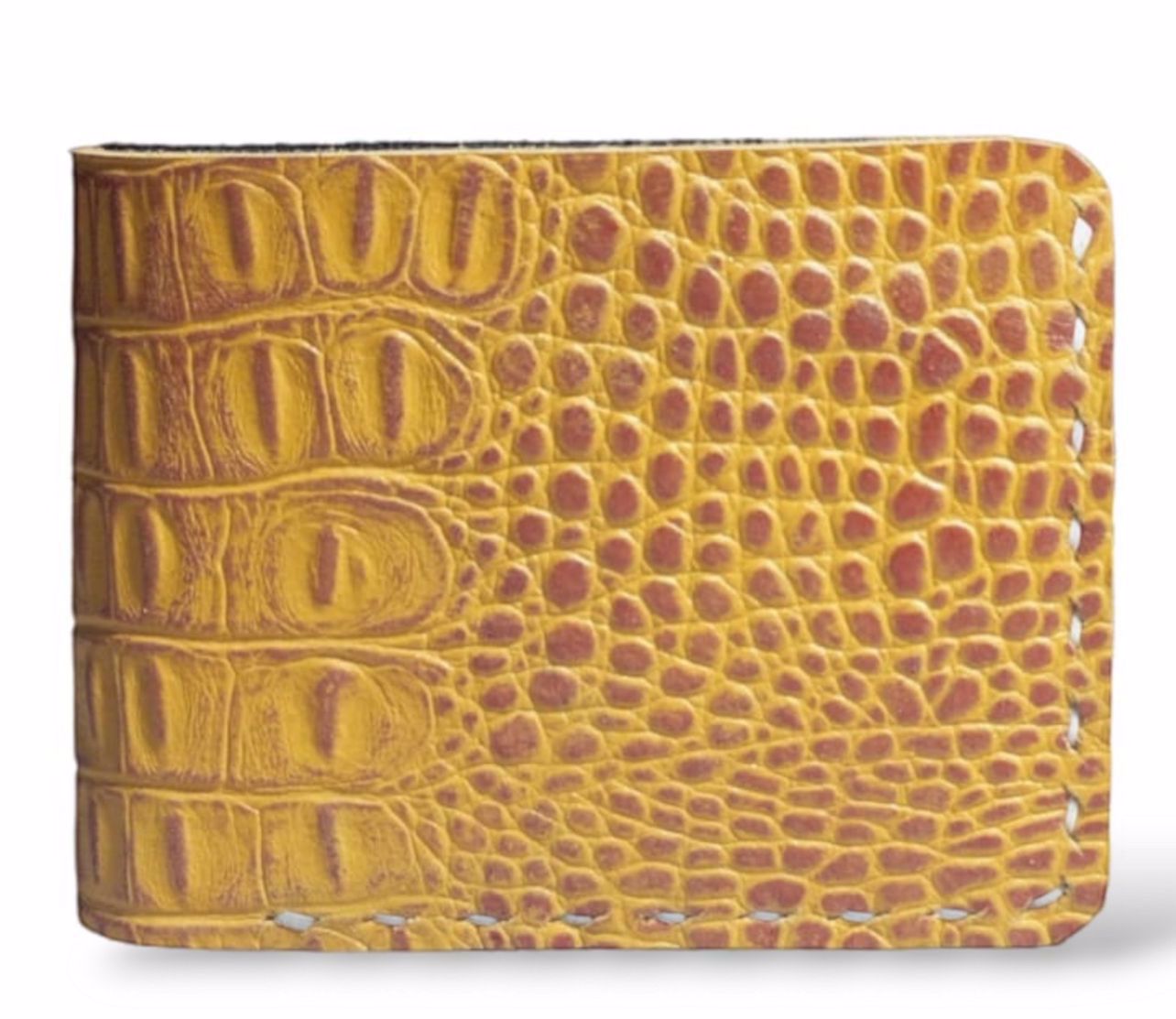 High Quality crocodile Handmade Leather Wallet Having  Multiple Compartments - view 3