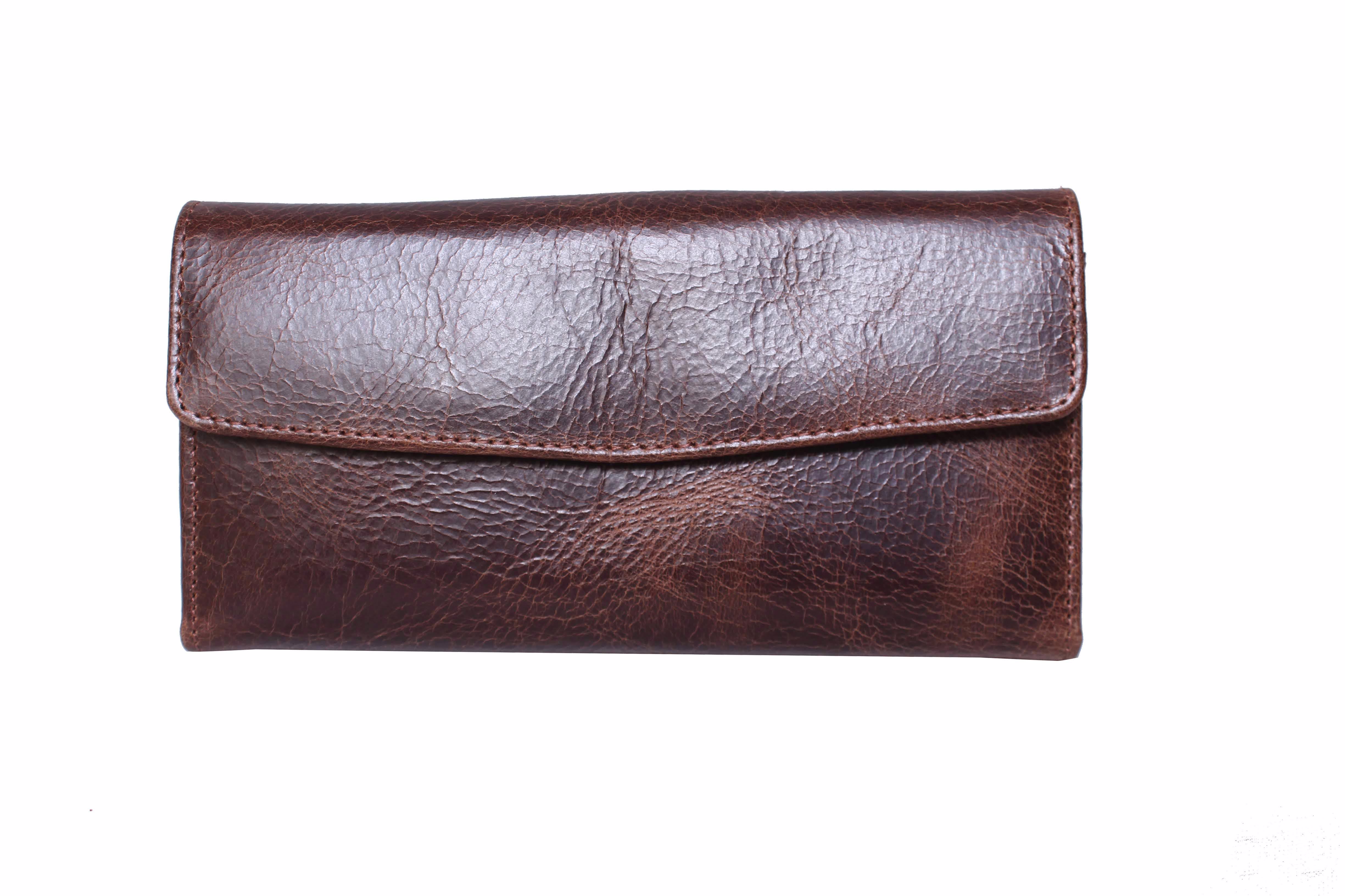  Sleek Compact Design Leather Ladies Clutch With Ample Space For Essentials - view 2