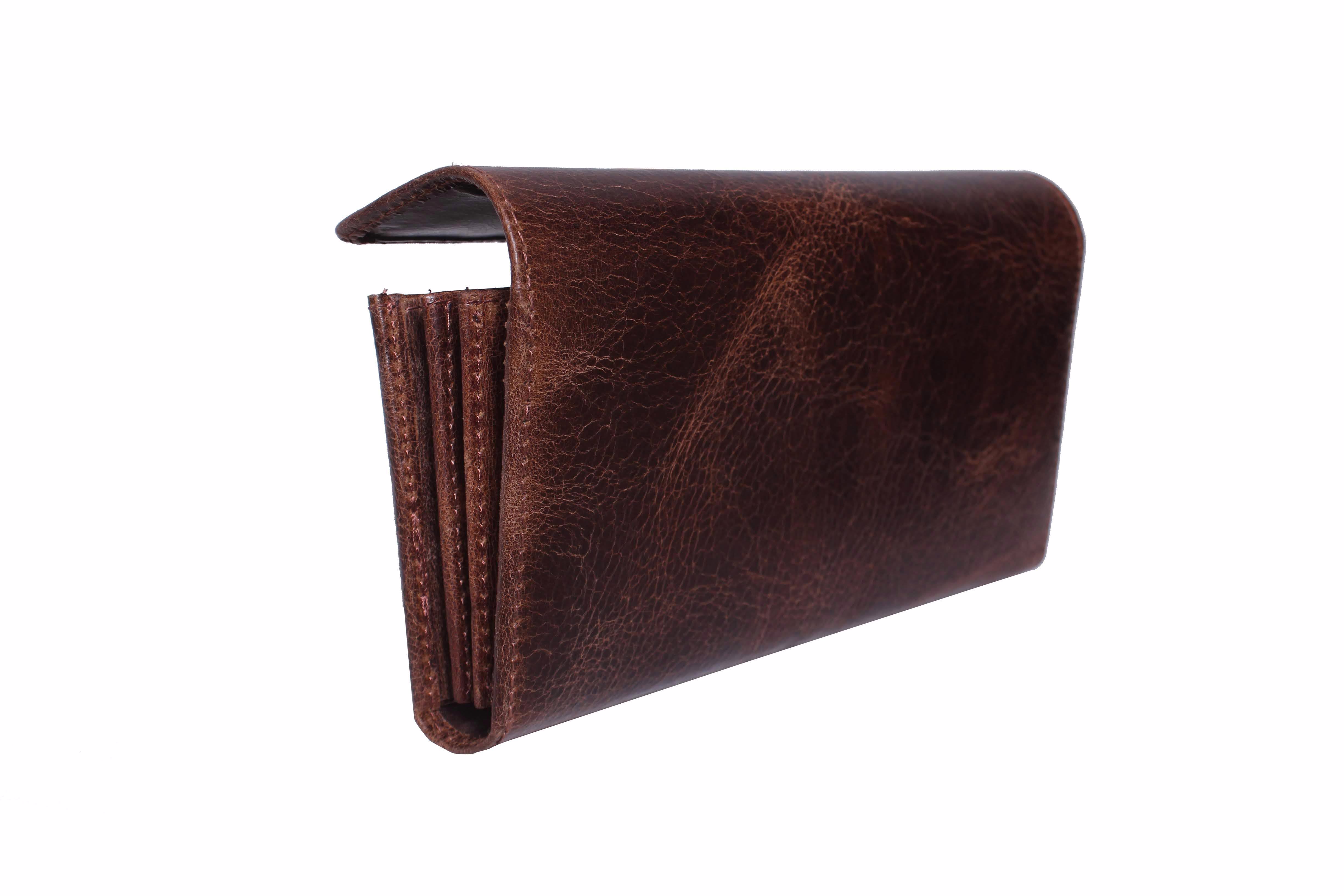  Sleek Compact Design Leather Ladies Clutch With Ample Space For Essentials - view 3