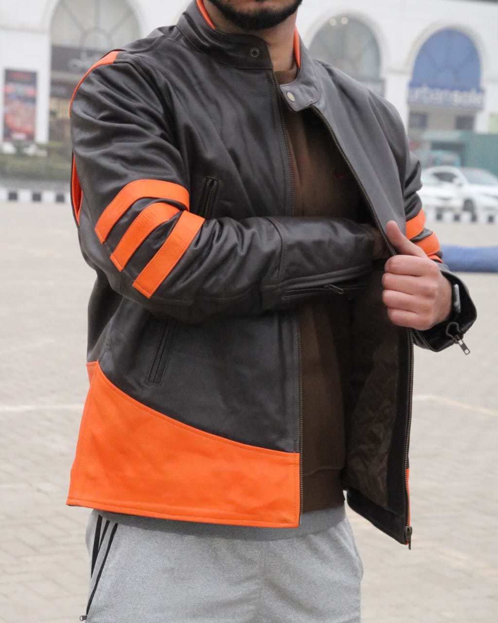 Men's leather jacket, original leather jacket, premium leather jacket, Original cow leather - view 8