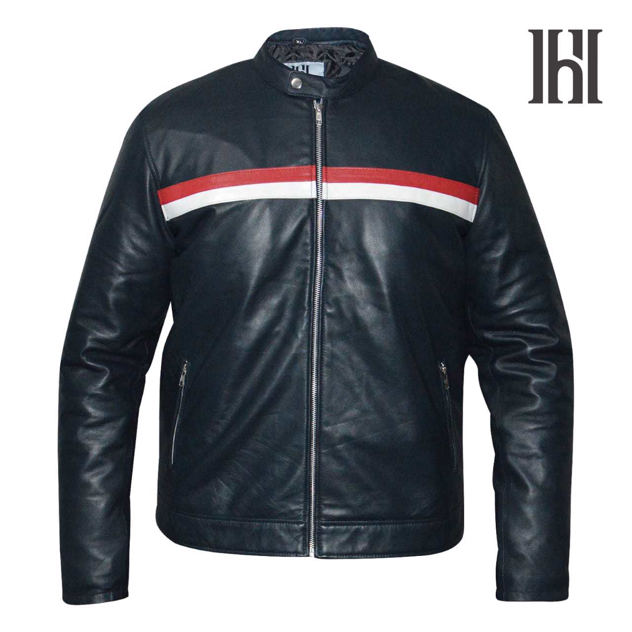 Men's Leather Biker Jacket, premium leather jacket with Ykk zipper, original leather jacket for men - view 7