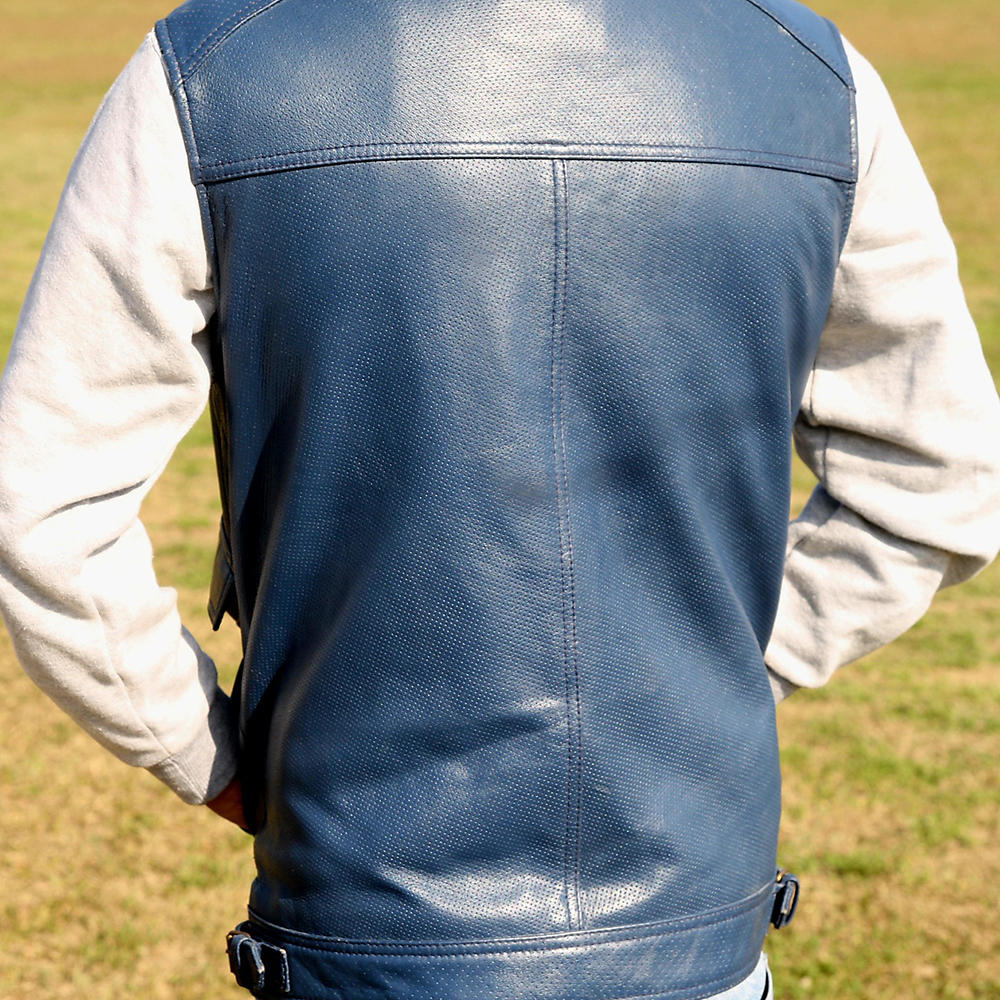 men's leather west, premium leather west, original cow leather west for men's, classic west for men - view 3