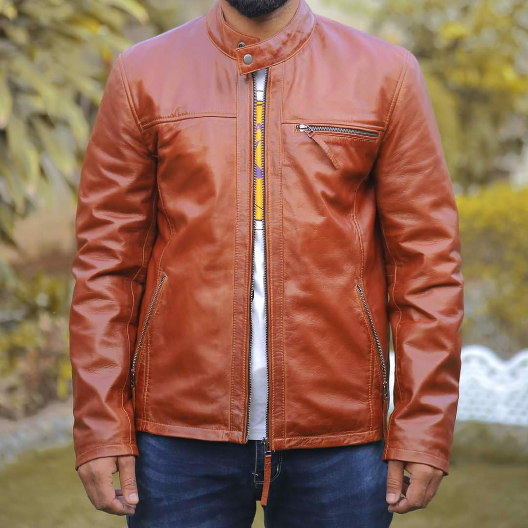 Men's leather jacket, premium quality jacket, original leather jacket, Original cow leather