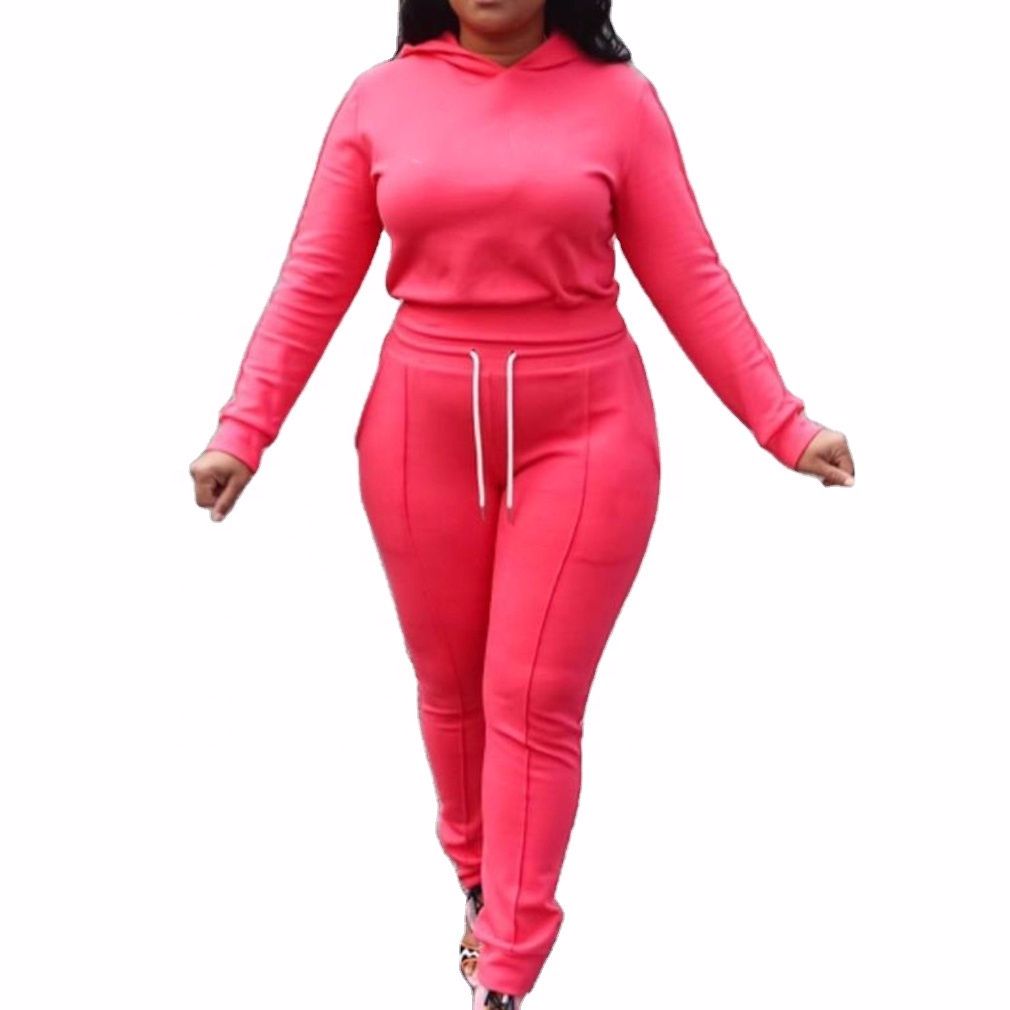 2024 OEM Custom Logo Heavyweight Blank Sports Jogger Suit 