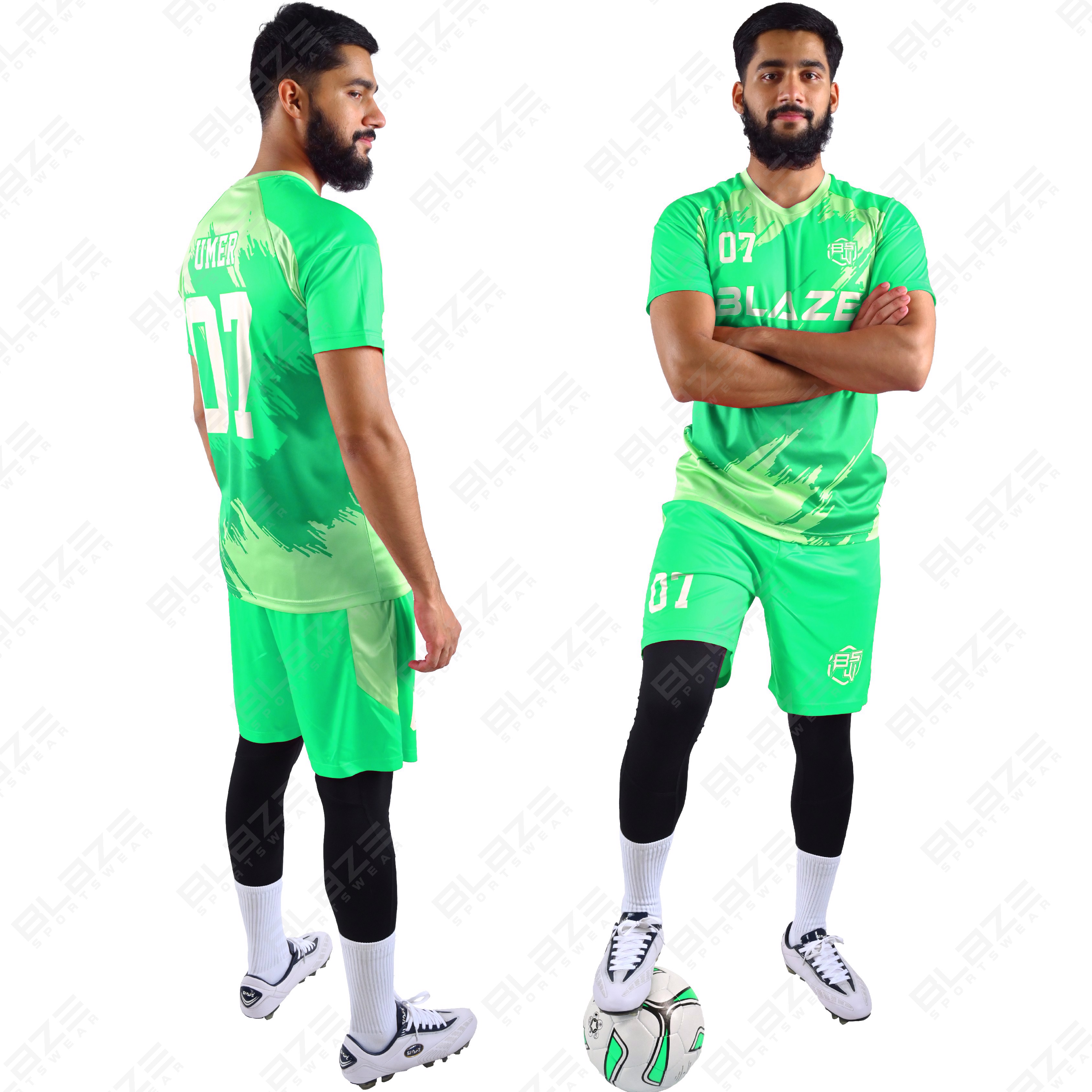  Custom soccer uniforms in lightweight 100% polyester with digital sublimation for best performance. - view 8