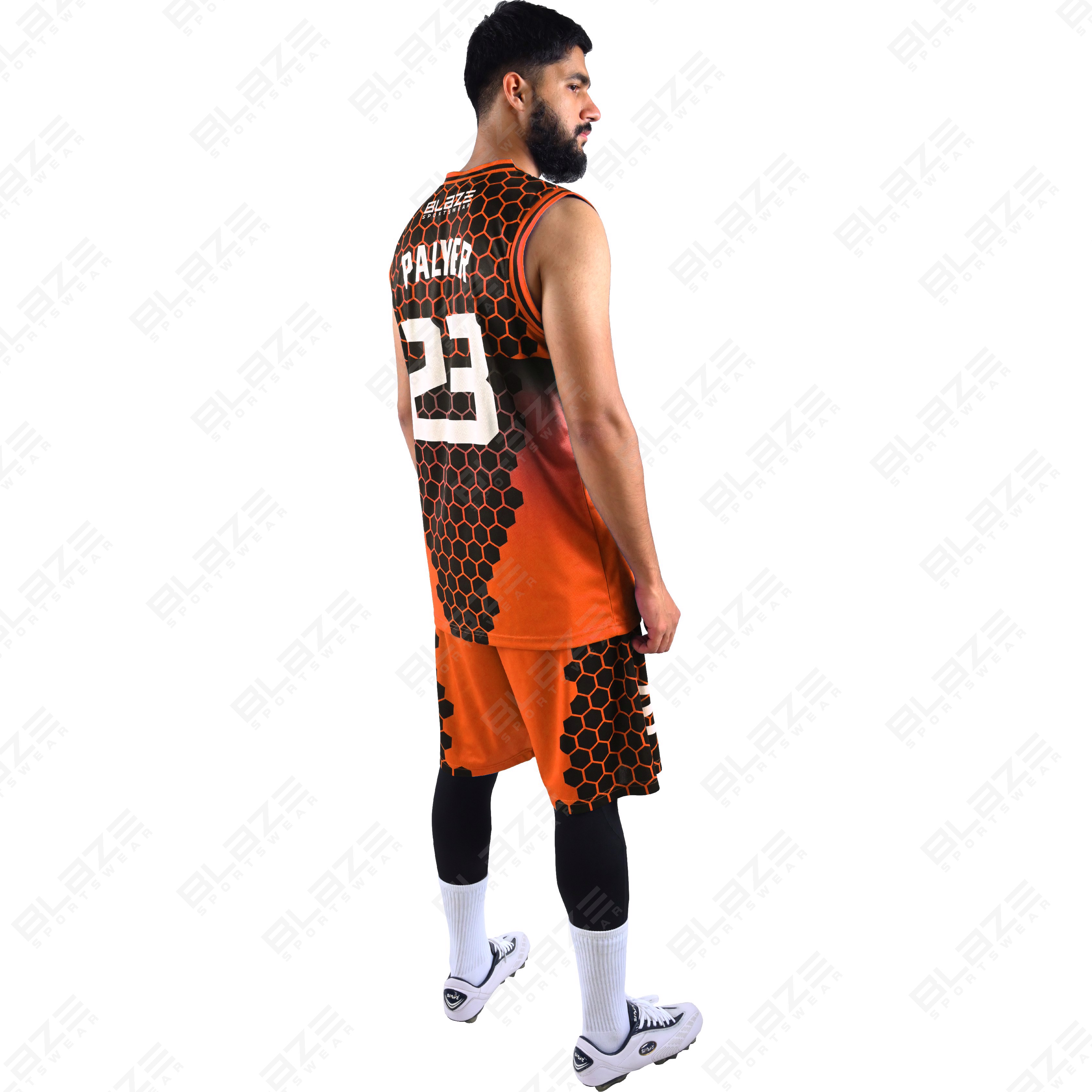  Custom soccer kits in lightweight 100% polyester featuring digital sublimation for Best performance - view 3