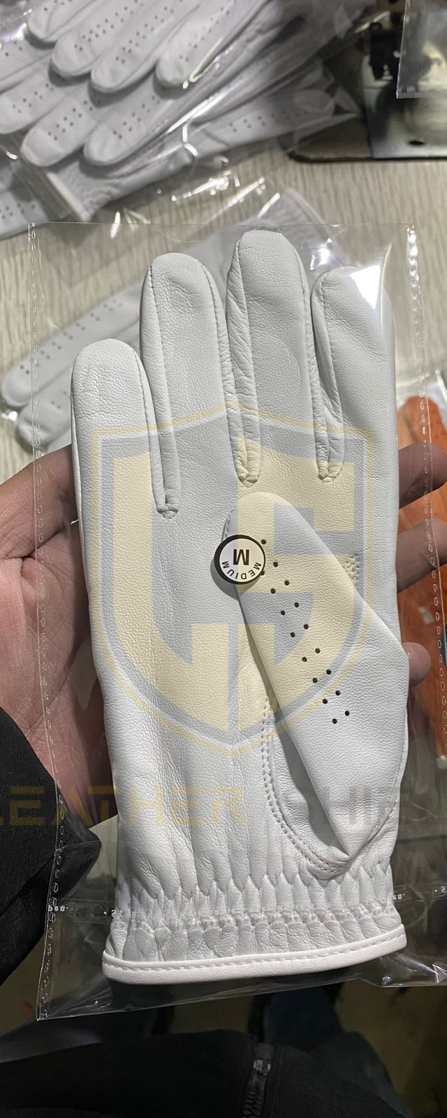 AAA Cabretta Golf Glove By Leather Shield  - view 2