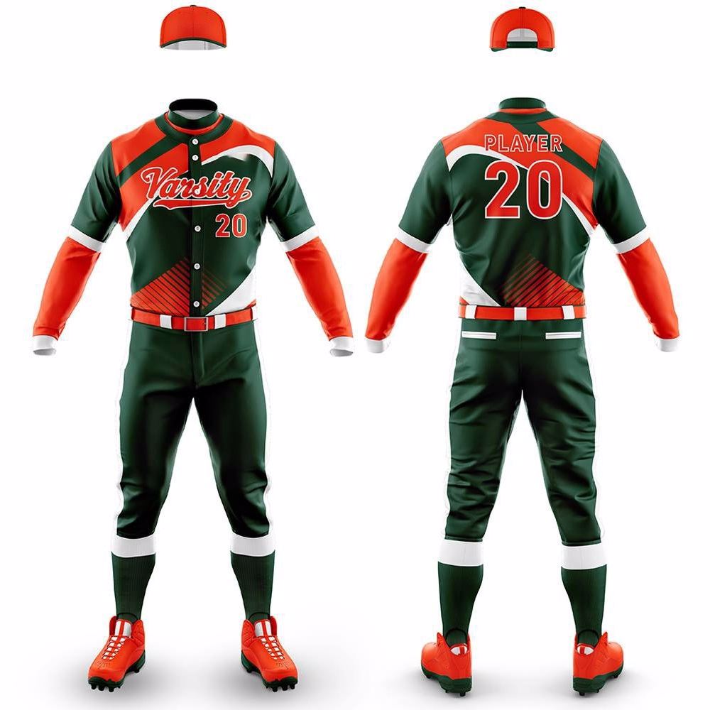 High Quality Baseball Uniform For Sale Custom Design Latest - view 2