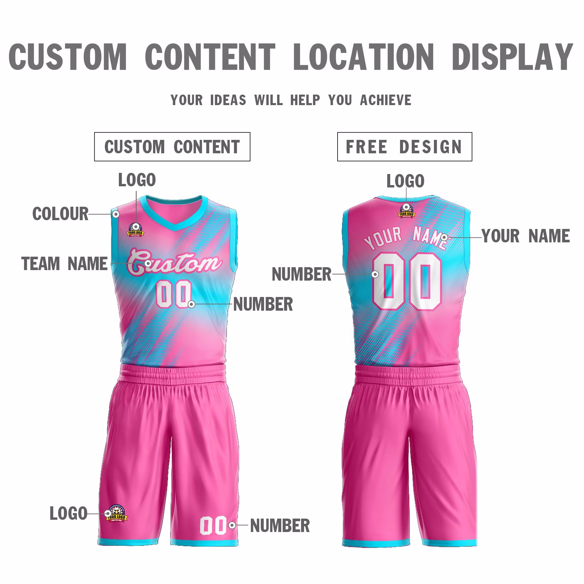 Wholesale Sublimation Basketball Uniform High Quality Sportswear Custom Names & Numbers - view 4