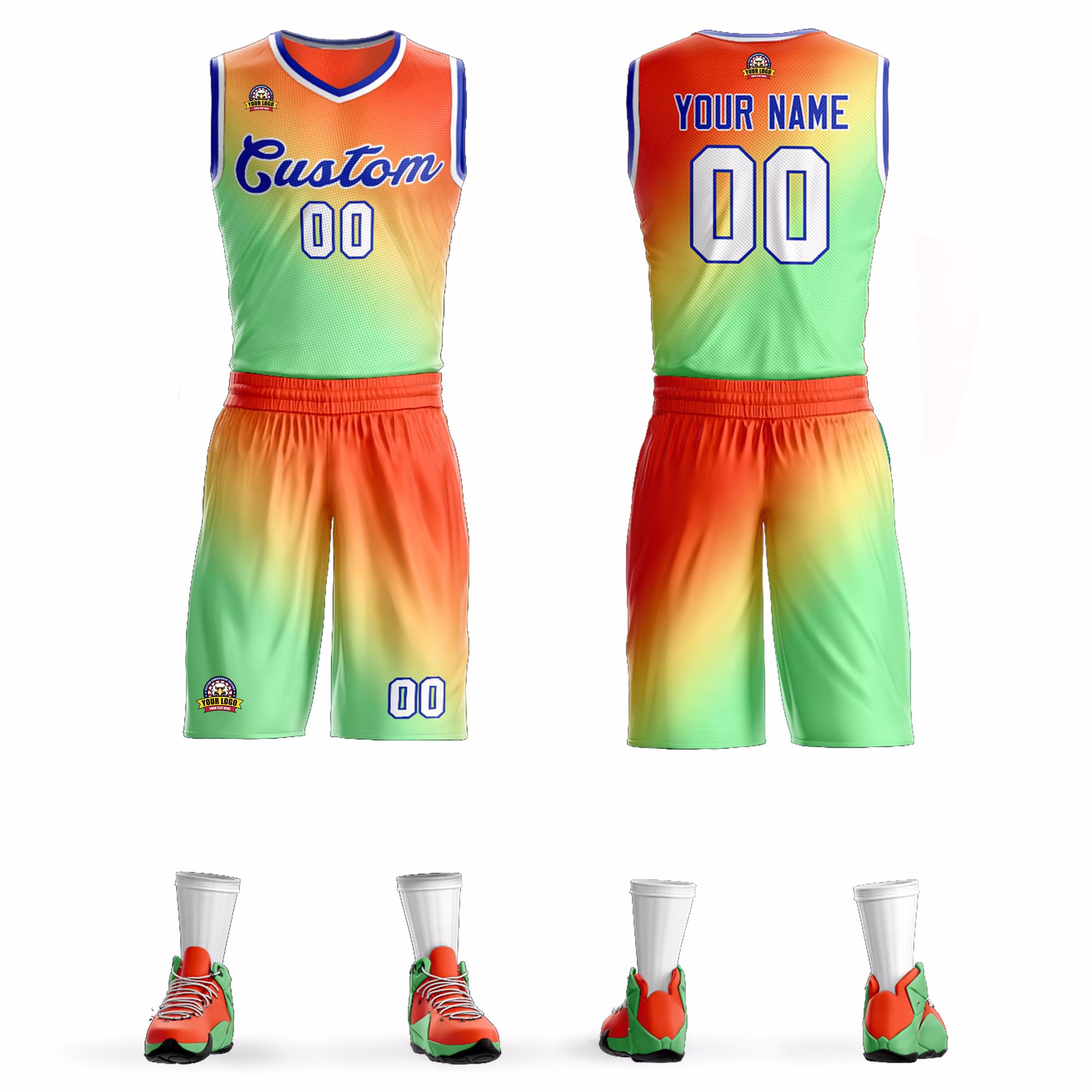 2024 New Design Stitched Basketball Uniform Top Quality Breathable Basketball Team Uniforms 