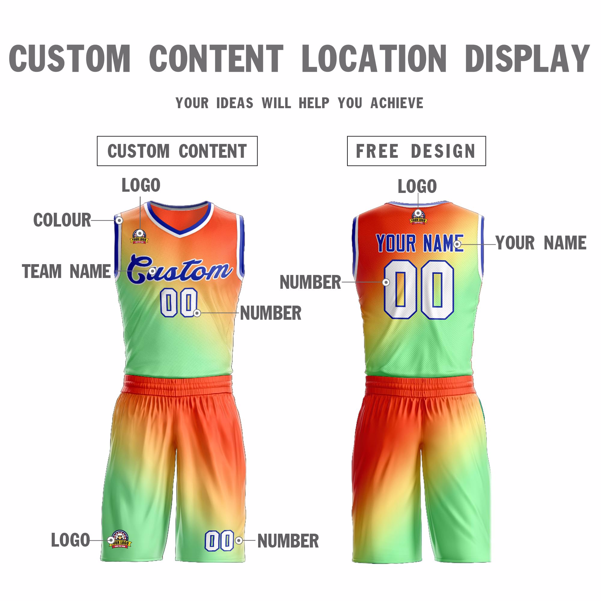 2024 New Design Stitched Basketball Uniform Top Quality Breathable Basketball Team Uniforms  - view 4