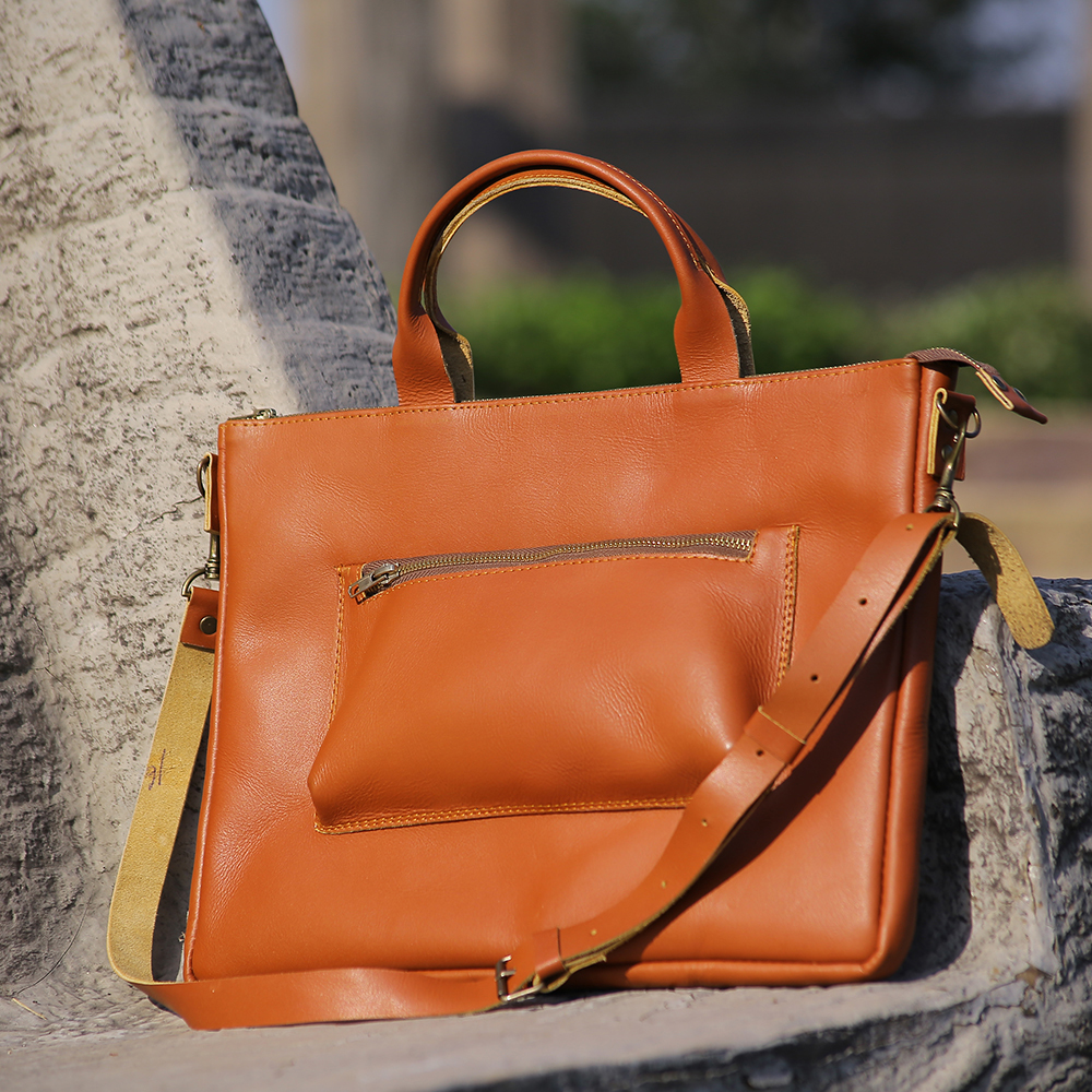 ladies leather laptop tote bag, original leather tote bag, leather handbag, women's bag, leather bag