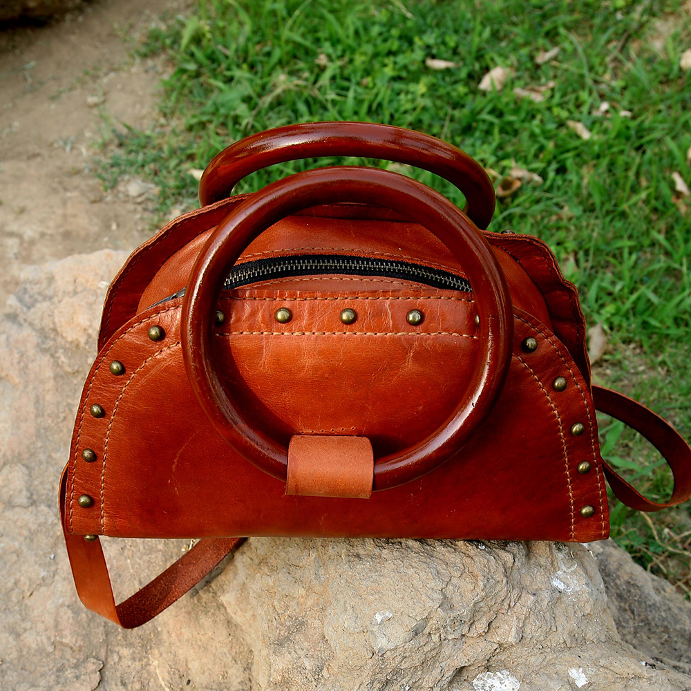 ladies leather tote bag, original leather tote bag, leather handbag, women's bag, leather bag - view 5
