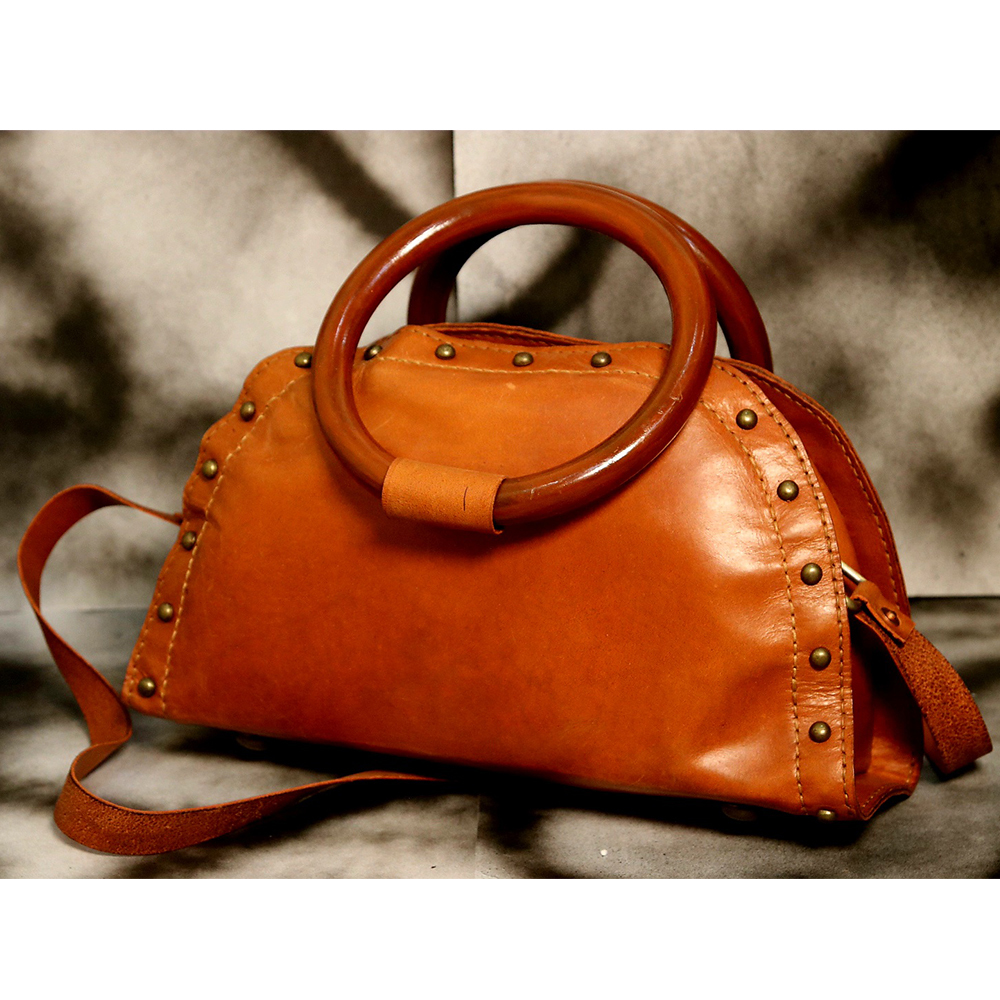 ladies leather tote bag, original leather tote bag, leather handbag, women's bag, leather bag - view 6