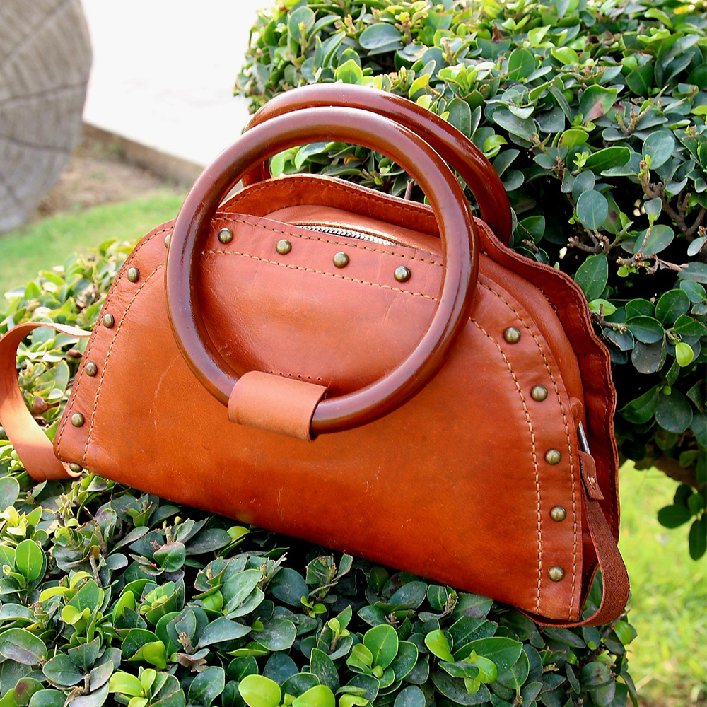 ladies leather tote bag, original leather tote bag, leather handbag, women's bag, leather bag - view 8