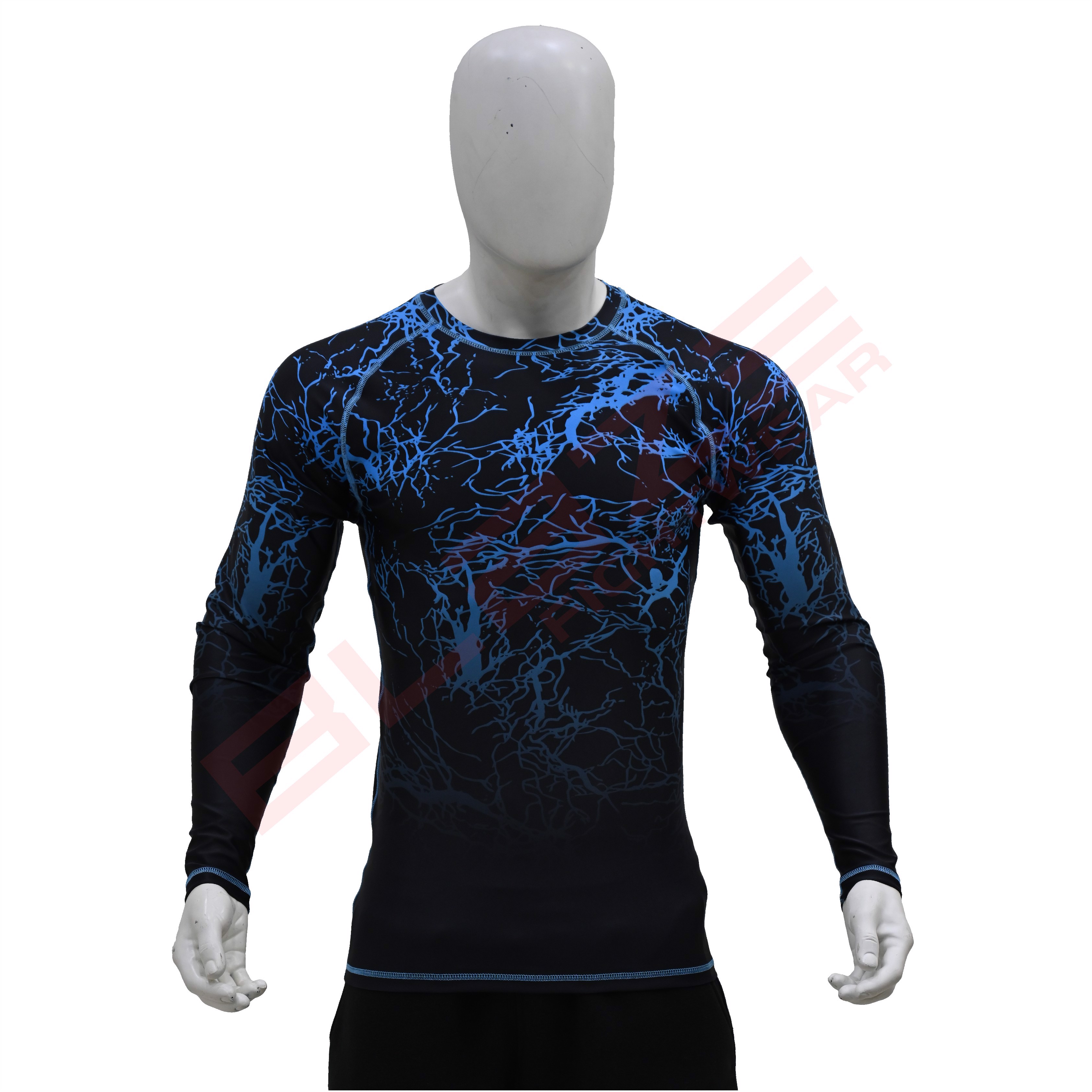 New Customized MMA Rash Guard full Sleeve Rash Guard OEM Sublimation printed High Quality BJJ SUITE  - view 7