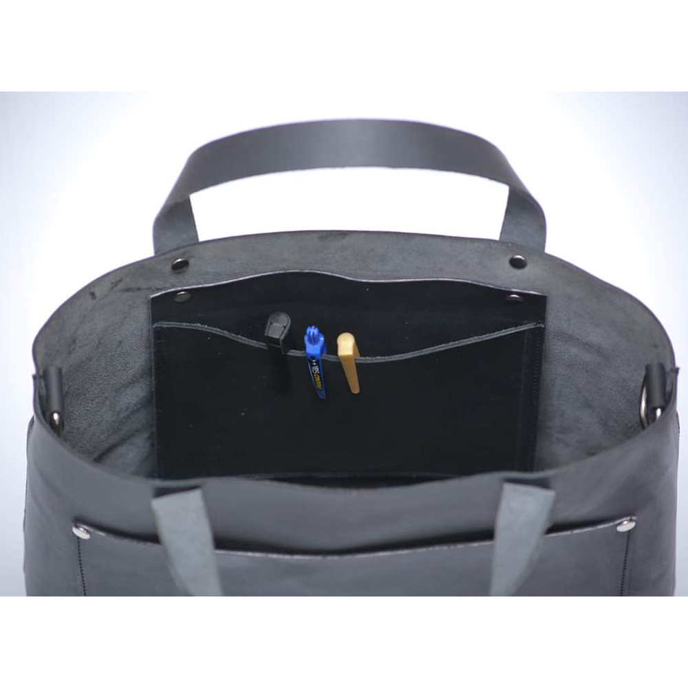 ladies leather tote bag, original leather tote bag, leather handbag, women's bag, leather bag - view 8