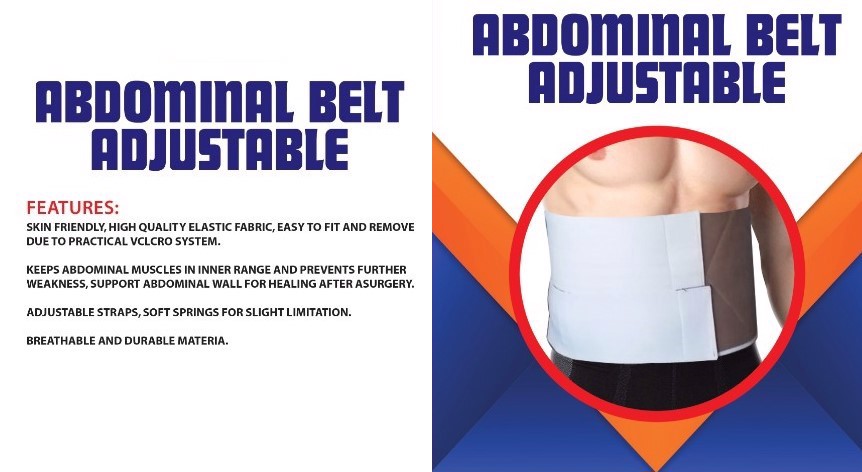 Adjustable High-Quality Abdominal Belt for Belly Reduction - view 2