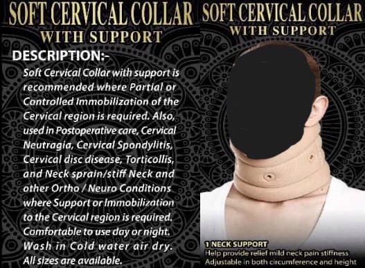 Soft Support Cervical Collar for Comfort and Stability