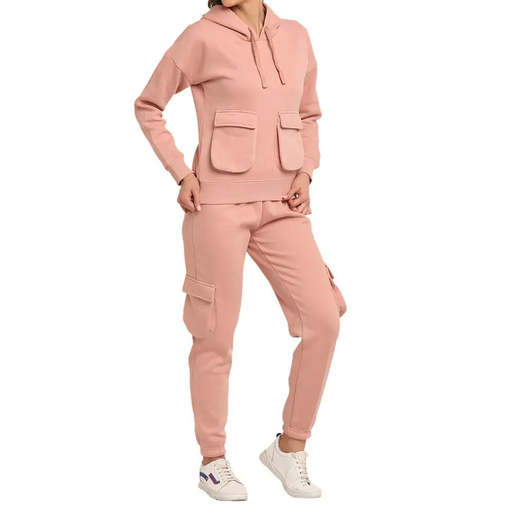 Plain Color Women Tracksuit Streetwear New Arrival Women track suit - view 2