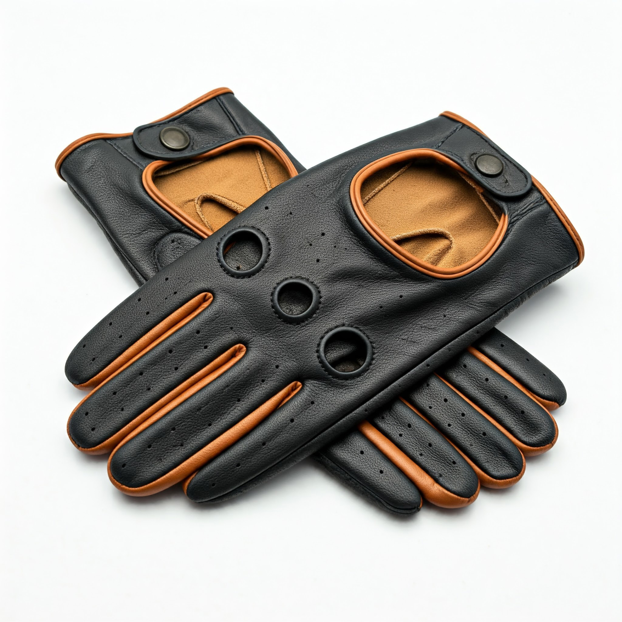  High Quality Customised Superior Grip Leather Driving Gloves for Men