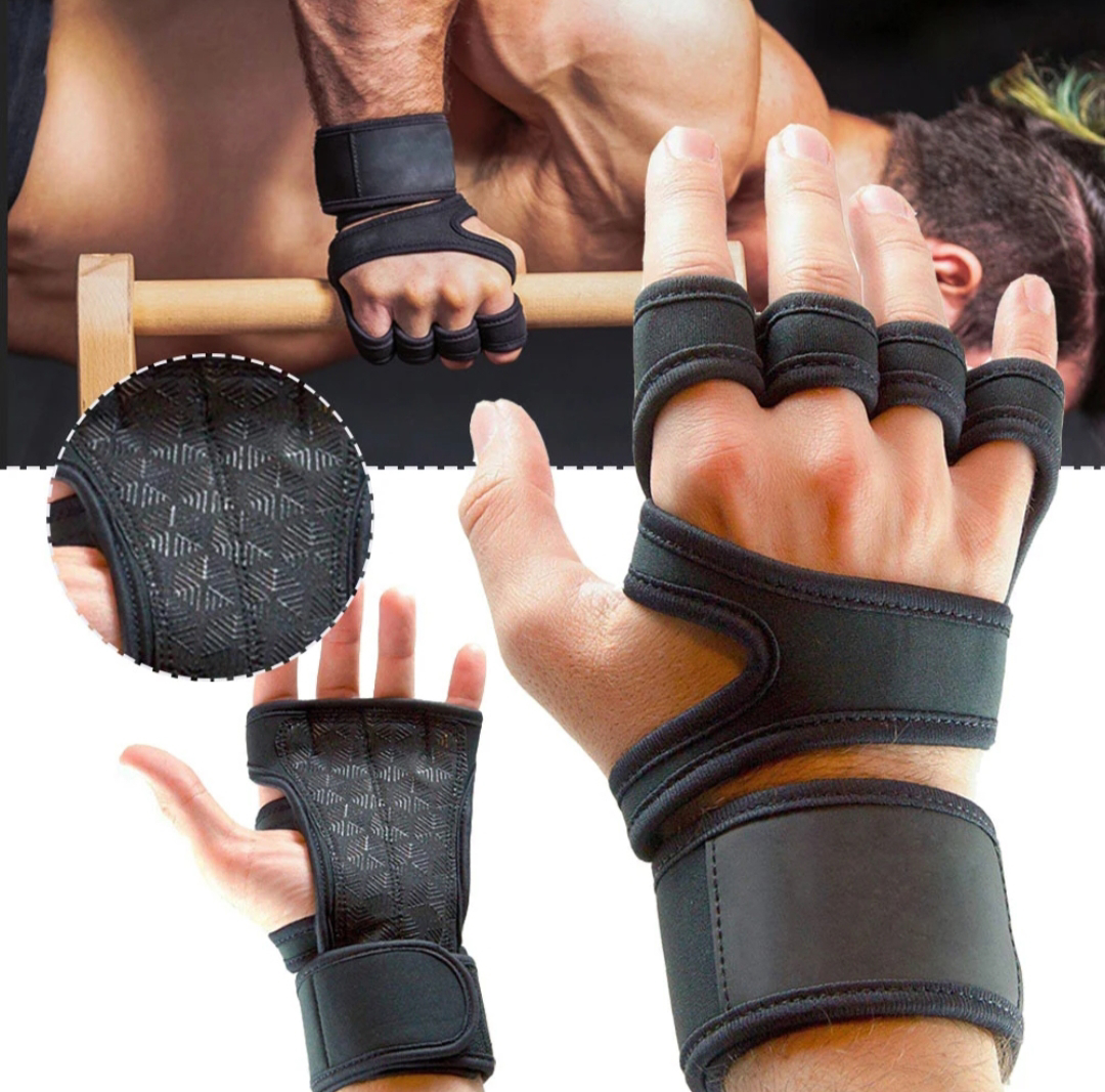 Fitness Gloves Weight Lifting Gym Workout Training Wrist Wrap Strap Men / Women