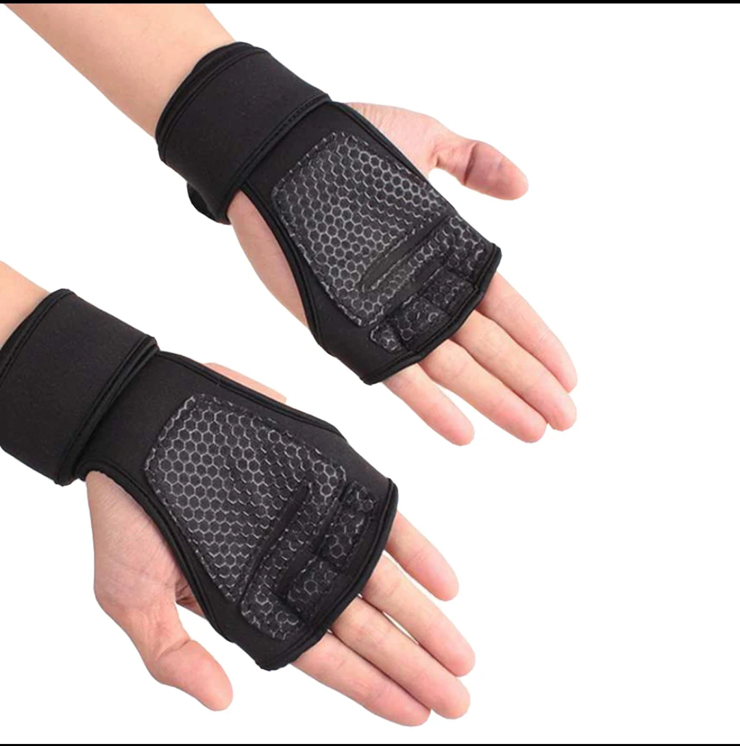 Fitness Gloves Weight Lifting Gym Workout Training Wrist Wrap Strap Men / Women - view 2
