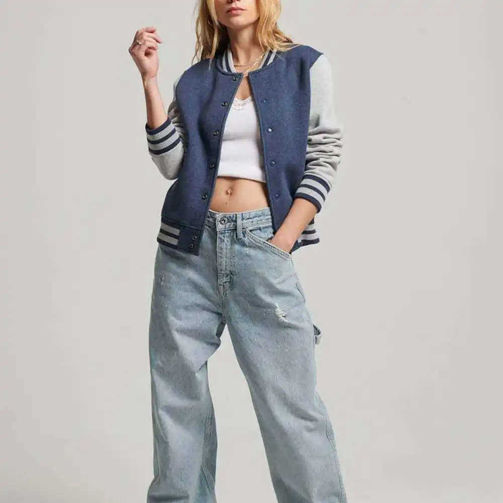Wholesale Factory Design Wholesale price Long Sleeves Varsity Jacket 