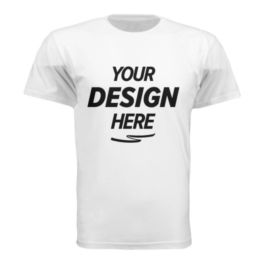 Customizable Round Neck T-Shirt - Stylish & Comfortable 
