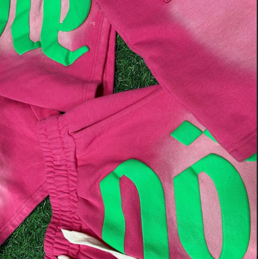  High Quality Custom Sunfade Shorts with Top Quality Puff Printing on it - view 3