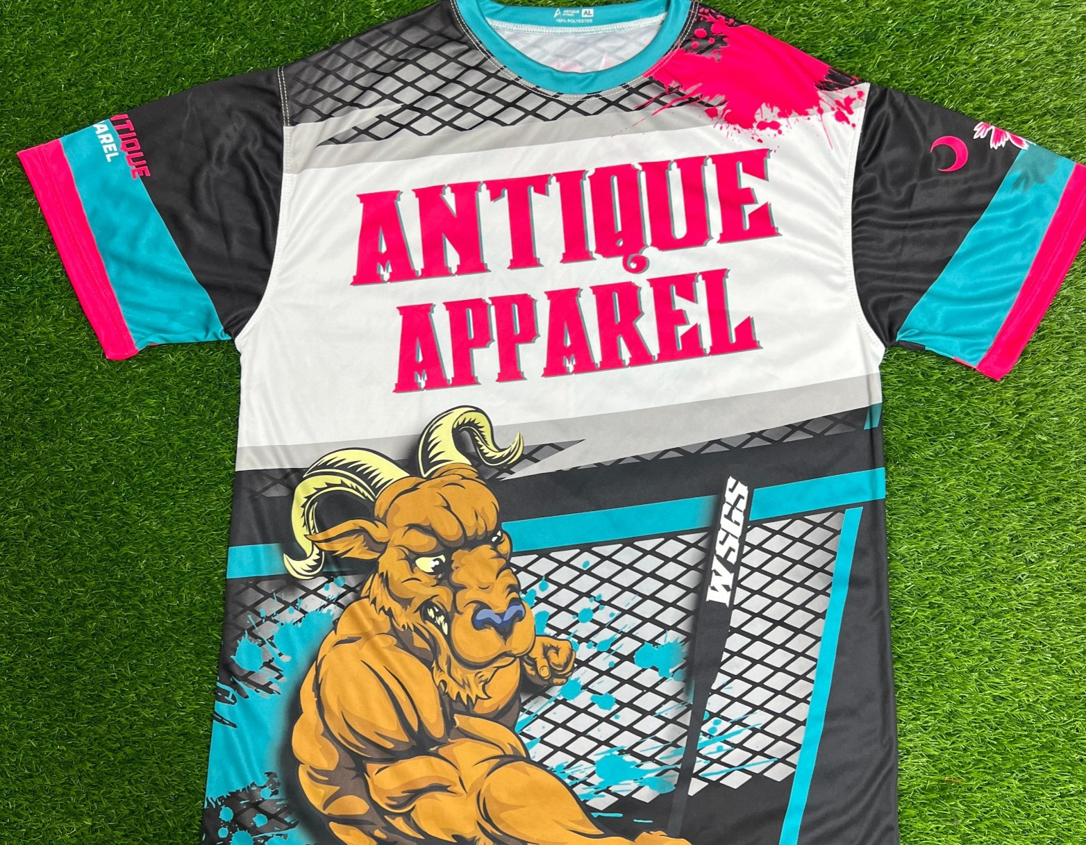  Premium Stylish T-shirt Short Sleeve Polyester Fabric 160gsm Sublimated  - view 3